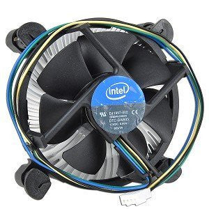 Intel E41997-002 Socket 1155/1156 Aluminum Heat Sink & 3.5" Fan w/4-Pin Connector for Core i7 i5 & i3