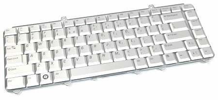 Dell NK752 Inspiron 1500 1520  Silver Keyboard