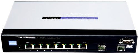 Cisco SRW2008 8-port Gigabit Switch - WebView
