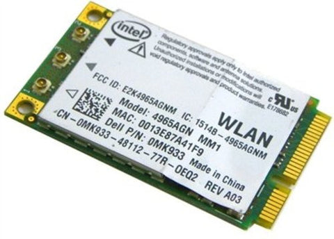 Intel 4965AGN Dell Latitude D830 Wireless Card - MK933