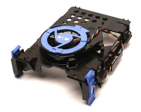 DELL Hard Drive Blower Fan Plus Hard Drive Bracket and Fan Caddy for OptiPlex 760 / 740 / 745 / 755 SFF & Dimension 5200c SFF Dell Part Numbers: NY290, TJ160, NH645, NJ793