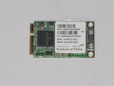 HP Compaq Presario F600 Laptop WiFi Wireless Card- 441090-001