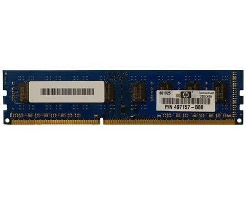 HP 2Gb Ddr3 1333Mhz Pc3-10600U 240-Pin Non-Ecc 497157-B88