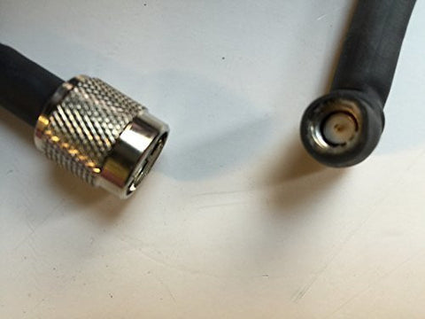 TNC Male to RA SMA Male Cable LMR-240 Coax in16 ft with Times Microwave Connectors