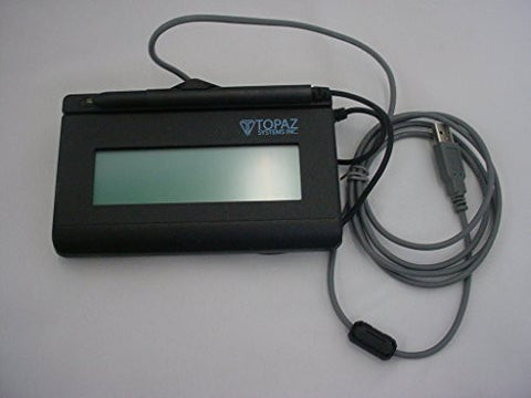 Topaz T-LBK462-BSB-R SignatureGem 1X5 Backlit LCD Signature Capture Pad - USB/Virtual Serial.