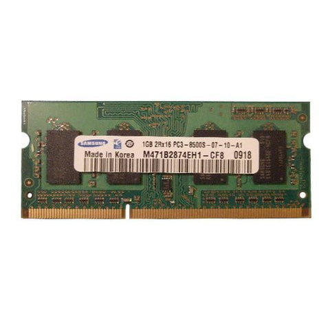 Samsung 1GB DDR3 Memory SO-DIMM 204pin PC3-8500S 1066MHz M471B2874EH1-CF8