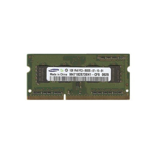 Samsung 1GB DDR3 Memory SO-DIMM 204pin PC3-8500S 1066MHz M471B2873EH1-CF8