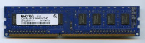 ELPIDA EBJ10UE8BDF0-DJ-F 1GB 240p PC3-10600 CL9 8c 128x8 DDR3-1333 1Rx8 1.5V UDIMM