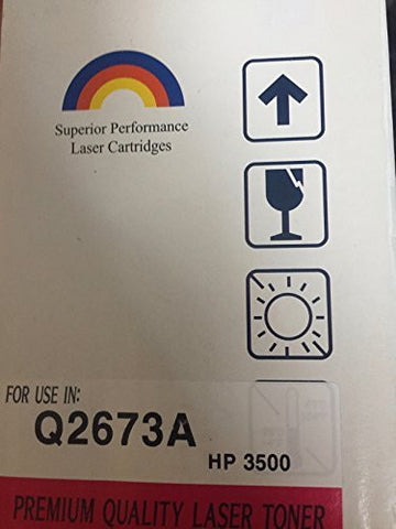 Superior Performance Laser Cartridges Q2673A Toner Cartridge- Magenta