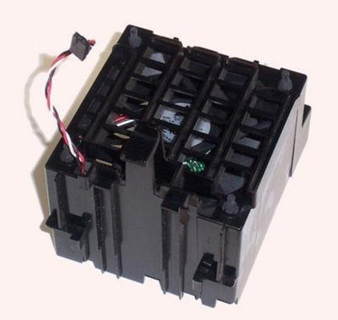 Dell Dimension 9100, XPS 400 Case Cooling Fan and Shroud Assembly, Dell Part Numbers: G8362 (Assembly), C8563 (Fan), J8133 (Shroud)