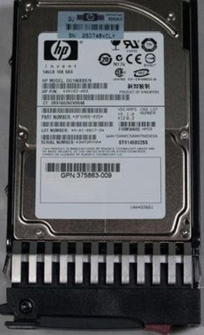 146GB SAS HP 10K Dual Port Drive w/ Tray 2.5 DG146BB976