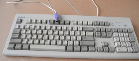 Dell Quietkey RT7D5JTW 104-key PS/2 Keyboard - Beige - 0463CD