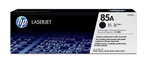 HP 85A Original Laser Jet Toner Cartridge, Black (1,600 Yield)
