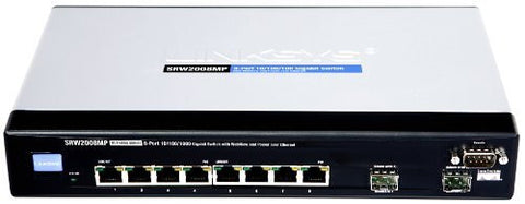 Cisco SRW2008MP 8-port Gigabit Switch - WebView/Max PoE