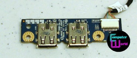 HP DV7 USB Port Board W/CABLE LS-4082P/DC02000I800