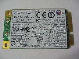 Toshiba Satellite L355D-S7815 Laptop AR5BXB63 Mini PCI-E Wireless WiFi Card- V000102890