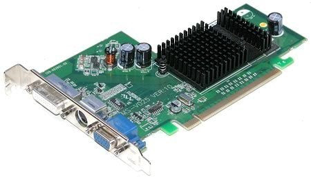 ATI Radeon X300 SE 128MB DVI VGA TV-Out PCI-E Video Card Dell Y8365