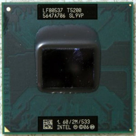 Intel Core 2 Duo T5200 SL9VP 1.6GHz 2MB L2 Cache 533