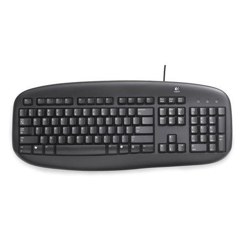 Logitech Value 100 Spill Proof Keyboard (Black)