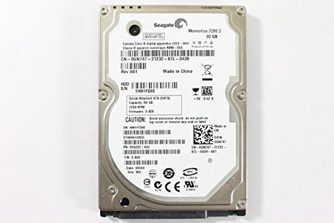 Dell GN747 ST980813ASG 2.5" SATA 80GB 7200 300 MB/s Seagate Laptop Hard Drive Latitude D630