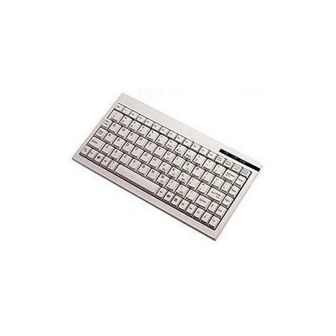Adseeo Mini White PS/2 Keyboard Compatible with Axis 7000 Scan Server (ACK-595)