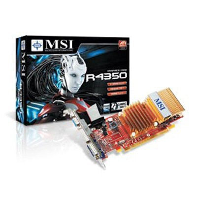 MSI Radeon HD4350 Pcie 256MB Video Card