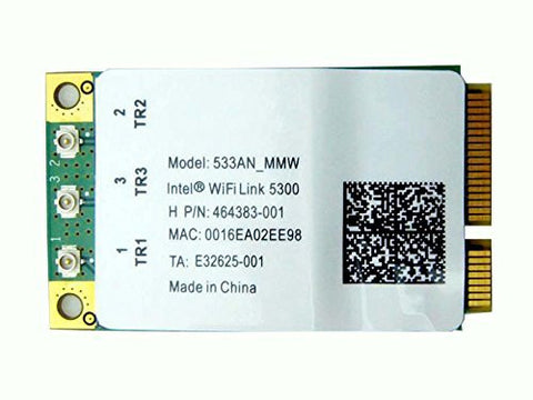 Intel Link 5300 533an_mmw Mini Pci-e Wireless Wifi Card 802.11 a B G N 480986-001 506679-001 for HP Laptop