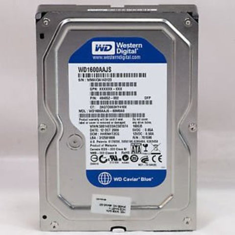 WD Caviar Blue 160GB SATA Hard Drive- WD1600AAJS-60M0A0