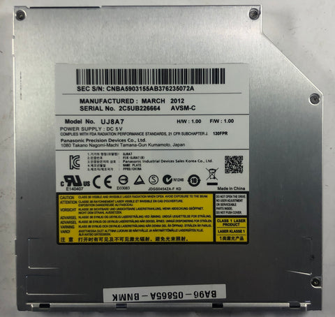 Samsung NP700Z5B Laptop UJ8A7 DVD/CD Rewritable Drive- BA96-05865A