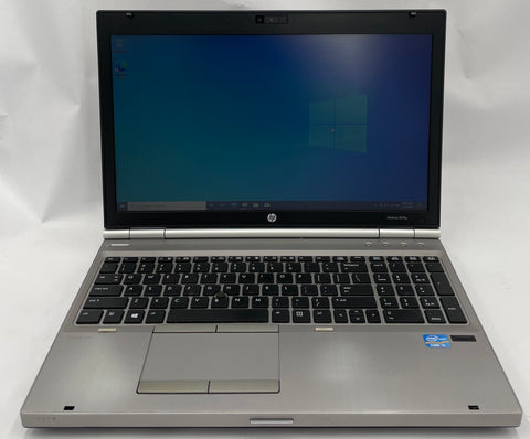 HP EliteBook 8570p Laptop- 320GB HDD, 4GB RAM, Intel i5 CPU, Windows 10 Pro