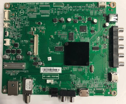 Vizio D32f-E1 LED TV 715G8320-M01-B00-004Y Main Board- XHCB02K002090Q