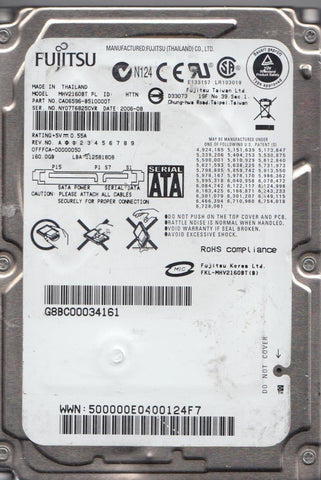 Fujitsu 160GB Laptop Hard Drive- MHV2160BT