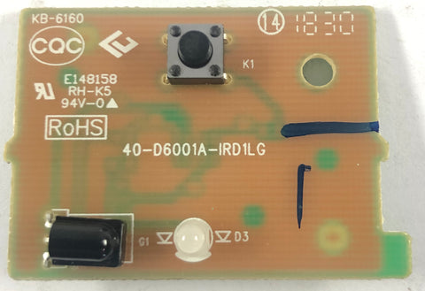 TCL 65S4 4K LED TV KB-6160 Power Button Board- 40-D6001A-IRD1LG