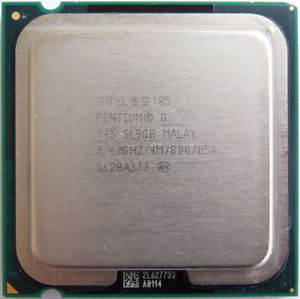 Intel Pentium D 945 Desktop CPU Processor- SL9QB