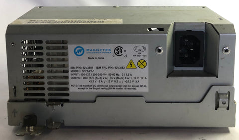 IBM SurePOS 500 3F71-22-1 225W Power Supply- 42V3682