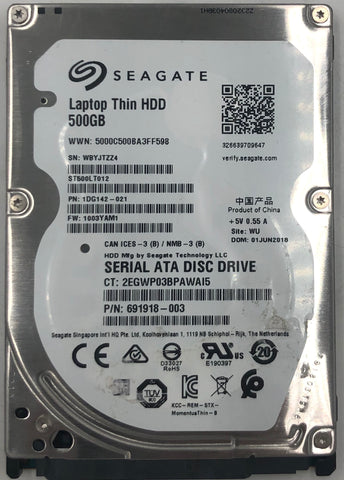 Seagate ST500LT012 500GB 2.5" SATA Laptop Hard Drive