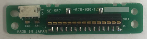 Sony DE845 Home Audio/Video Receiver SE-557 Port Board- 1-676-930-12