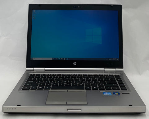 HP EliteBook 8460p Laptop- 128GB SSD, 4GB RAM, Intel i5 CPU, Windows 10 Pro