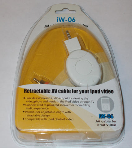 iW-06 AV Cable for IPod Video