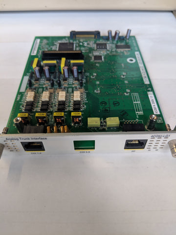 NEC UX5000 4 Port Loop/Ground Start Trunk Card 0911072 IP3WW-4COIU-LG1