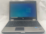 HP EliteBook 8440p Laptop- 128GB SSD, 4GB RAM, Intel i5 CPU, Windows 10 Pro