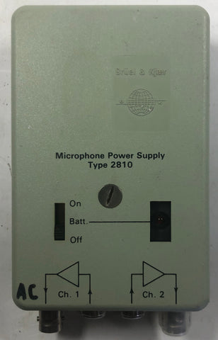 Bruel Kjaer 2810 2-Channel Microphone Power Supply