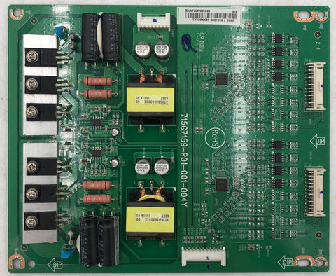 Vizio D55U-D1 LED TV 715G7159-P01-001-004 LED Driver Board- LNTVEY208XXB9