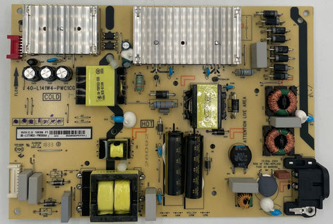 TCL 65S4 4K LED TV 40-L141W4-PWC1CG Power Supply Board- 08-L171WD2-PW200AA