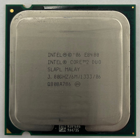 Intel Core 2 Duo E8400 Desktop CPU Processor- SLAPL
