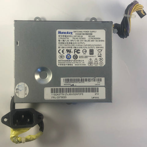 Lenovo ThinkCentre Edge M72z AIO HKF1802-3A 180W Switching Power Supply- 03T9023