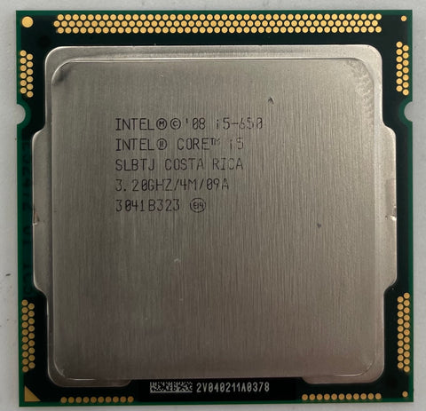 Intel Core i5-650 Desktop CPU Processor- SLBTJ
