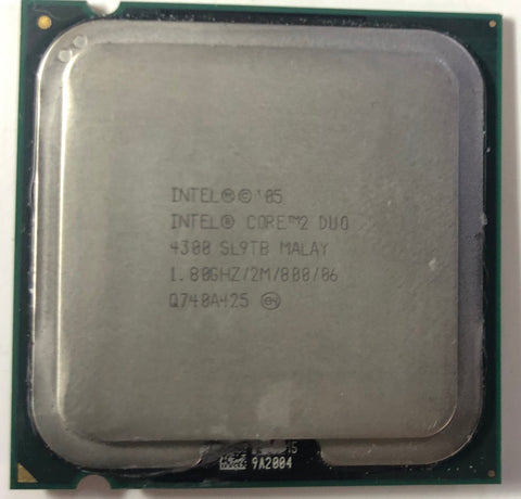 Intel Core 2 Duo E4300 Desktop CPU Processor- SL9TB