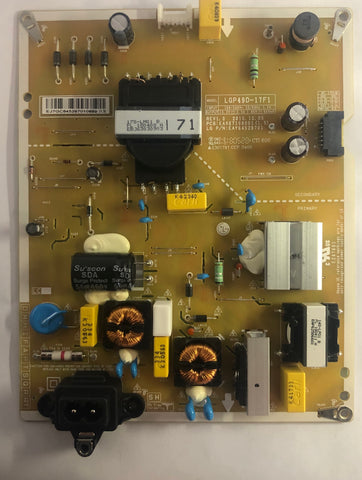 LG 49LV340H LCD TV LGP49D-17F1 Main Board- EAY64529701