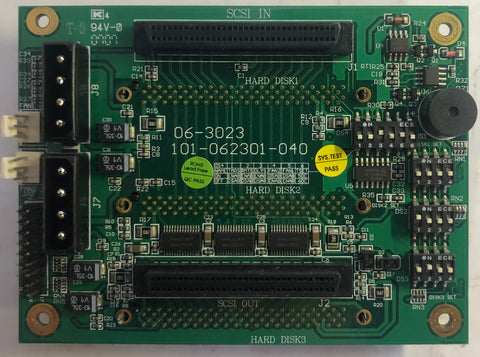 Chenbro 80H105223-004 3- Slot SCA SCSI HDD Backplane Board- 960038-0318